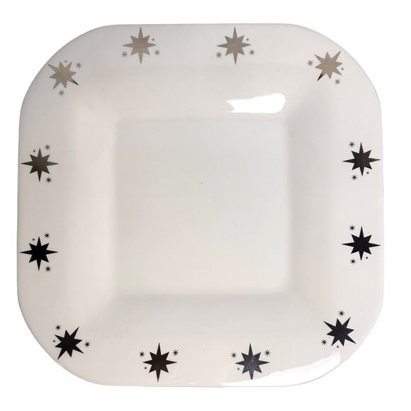 Bath & Body Works Holiday Edition 1999 Square Platter Candle Plate - Picture 1 of 4